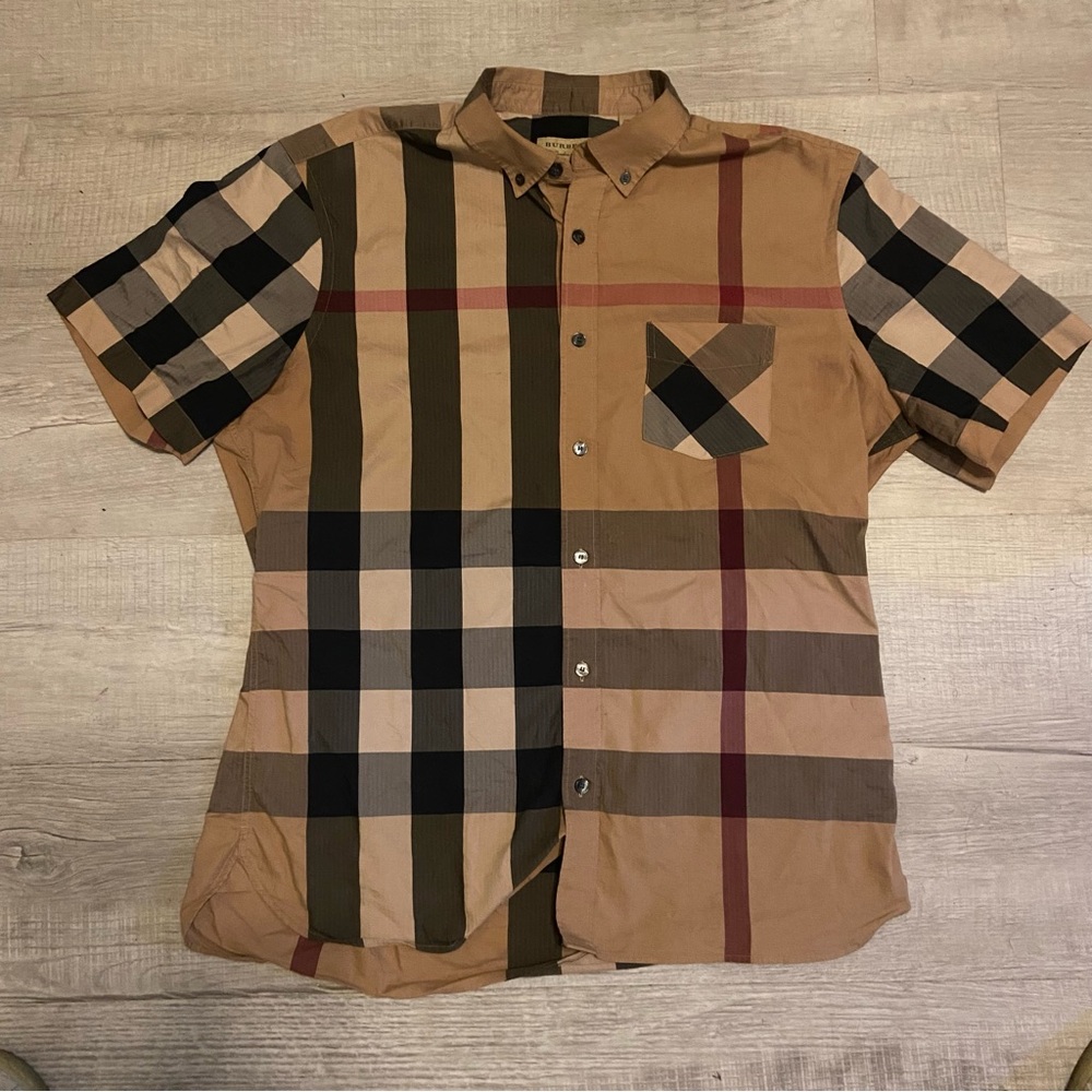 Burberry Button Up XL